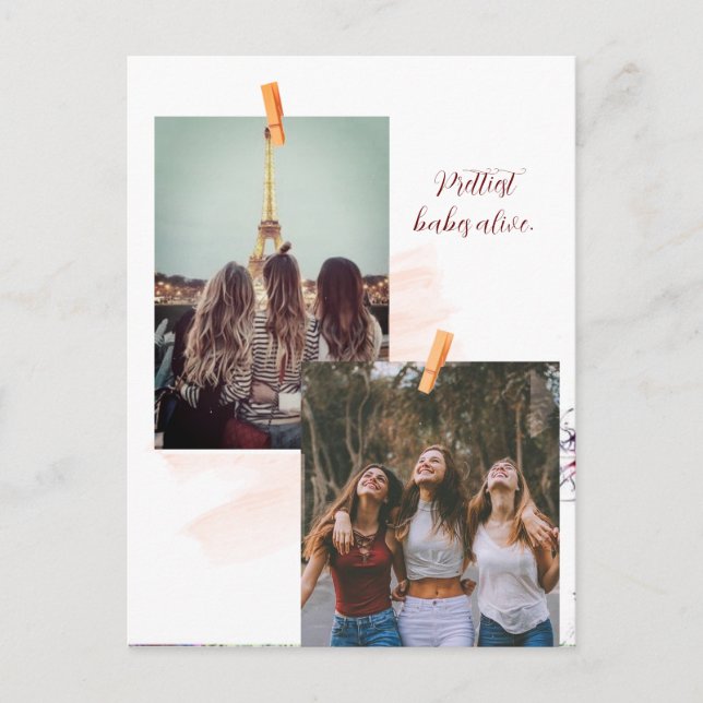 Tarjeta postal de viaje (Anverso)