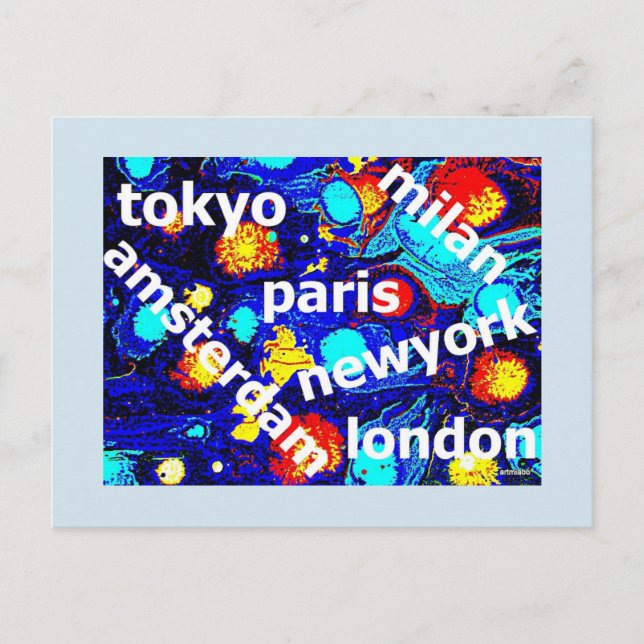 Tarjeta postal de viaje (Anverso)