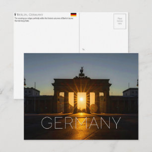 Tarjeta Postal de Viaje a Berlín, Alemania