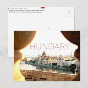 Tarjeta postal de viaje a Budapest, Hungría