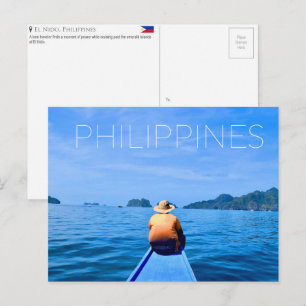 Tarjeta Postal de Viaje a El Nido, Filipinas