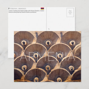 Tarjeta postal de viaje a Ereván, Armenia