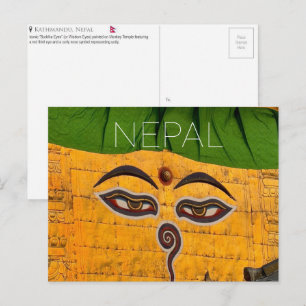 Tarjeta postal de viaje a Katmandú, Nepal