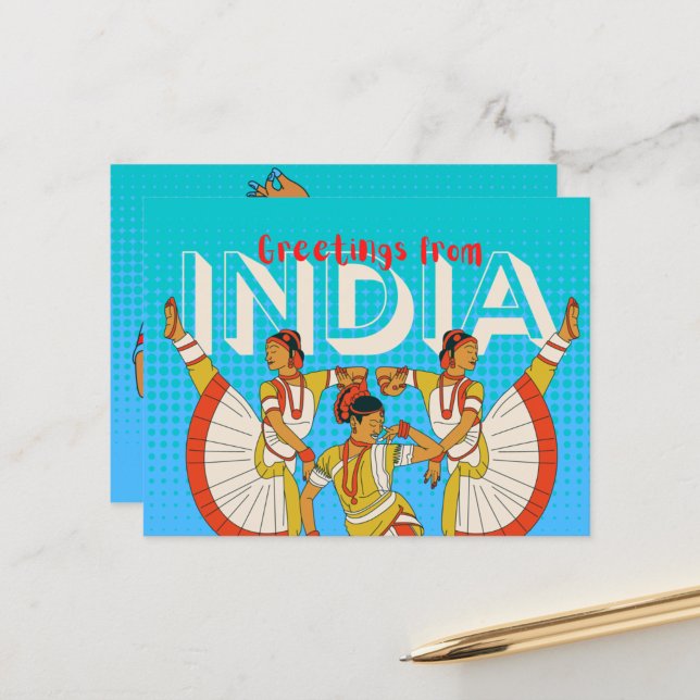 Tarjeta postal de viaje a la India (Subido por el creador)