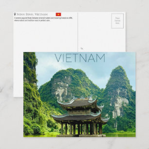 Tarjeta postal de viaje a Ninh Binh, Vietnam