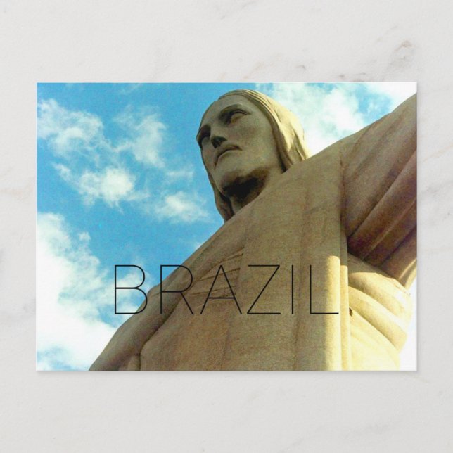 Tarjeta postal de viaje a Río de Janeiro, Brasil (Anverso)
