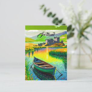 Tarjeta postal de viaje a Skye Escocia   Regalo de