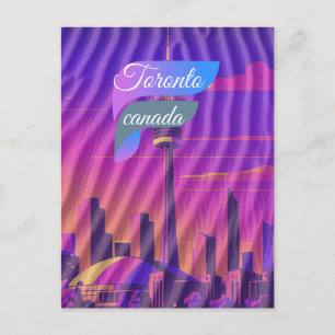 Tarjeta postal de viaje a Toronto, tarjeta postal