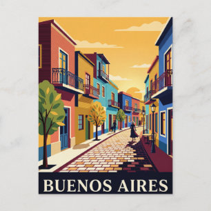 Tarjeta Postal de Viaje Antigua BUENOS AIRES