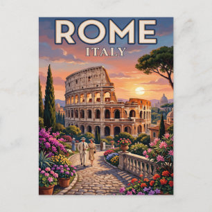 Tarjeta Postal de Viaje Antigua Roma