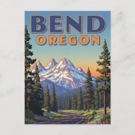 Tarjeta postal de viaje Bend Oregon