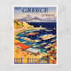 Tarjeta postal de viaje de cosecha en Atenas y Gre (Anverso)
