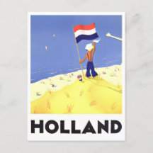Tarjeta postal de viaje de cosecha en Holanda