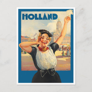 Tarjeta postal de viaje de cosecha en Holanda