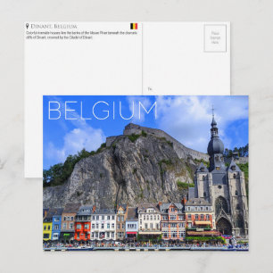 Tarjeta postal de viaje de Dinant, Bélgica