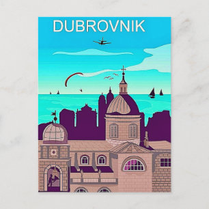 Tarjeta postal de viaje de Dubrovnik