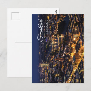 Tarjeta Postal de Viaje de Frankfurt del Meno Alem