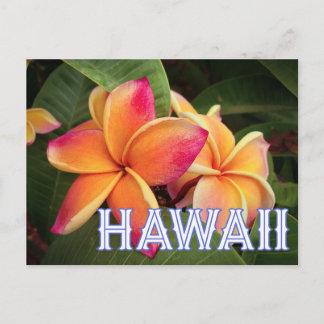 Tarjeta postal de viaje de Hawái