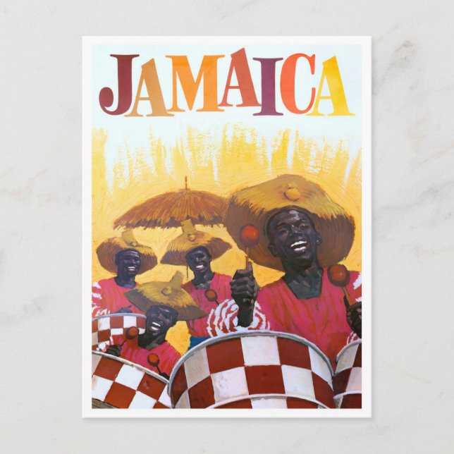 Tarjeta postal de viaje de Jamaica (Anverso)