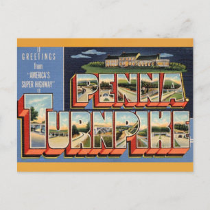 Tarjeta postal de viaje de la época de peaje de Pe