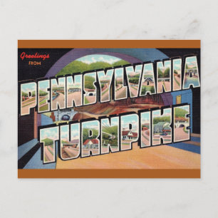 Tarjeta postal de viaje de la época de peaje de Pe