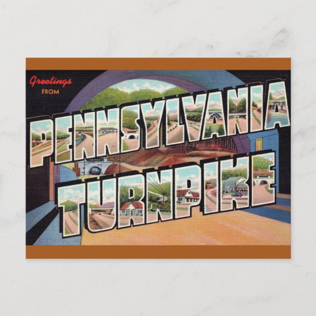 Tarjeta postal de viaje de la época de peaje de Pe (Anverso)