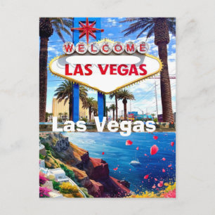 Tarjeta postal de viaje de Las Vegas, Letrero de L