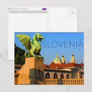 Tarjeta postal de viaje de Ljubljana, Eslovenia