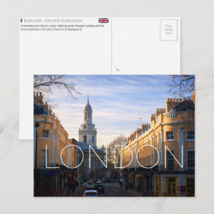 Tarjeta postal de viaje de Londres, Reino Unido
