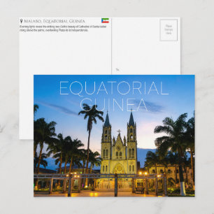 Tarjeta postal de viaje de Malabo, Guinea Ecuatori