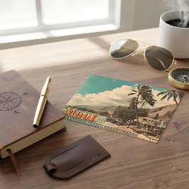 Tarjeta postal de viaje de Maui Hawaii