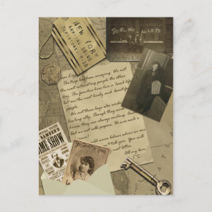 Tarjeta postal de viaje de Nueva York