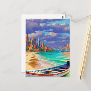 Tarjeta postal de viaje de Nueva York, Tarjeta pos