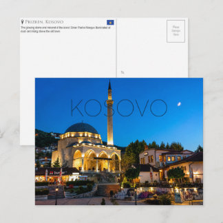 Tarjeta postal de viaje de Prizren, Kosovo