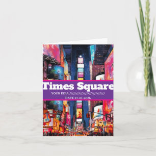 Tarjeta postal de viaje de Times Square, Tarjeta p