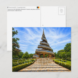 Tarjeta postal de viaje de Yaoundé, Camerún