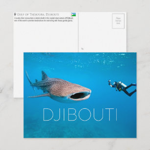 Tarjeta postal de viaje del Golfo de Tadjoura, Yib