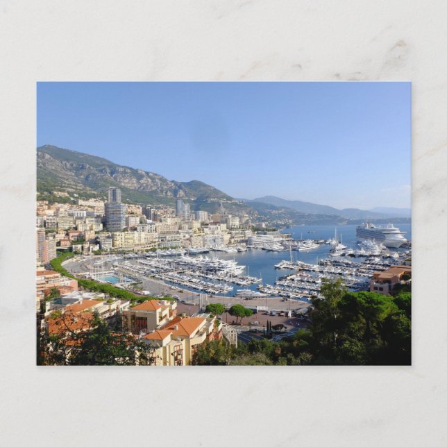 Tarjeta postal de viaje Monte Carlo Monaco (Anverso)