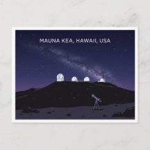 Tarjeta postal de viaje para observar estrellas en