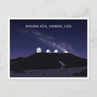 Tarjeta postal de viaje para observar estrellas en