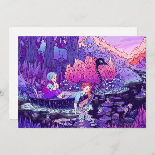 Tarjeta postal de viaje por río negro