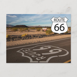 Tarjeta postal de viaje US Route 66