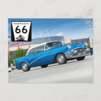 Tarjeta postal de viaje US Route 66