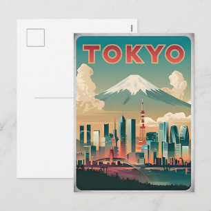 Tarjeta postal de viaje vintage Classic Getaway 20