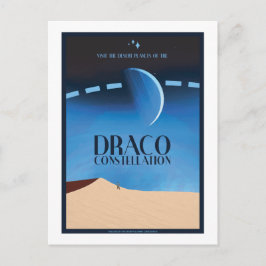 Tarjeta postal de viajes espaciales - Constelación