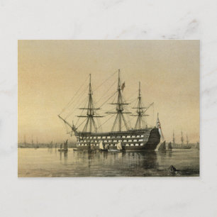 Tarjeta postal de victoria de HMS