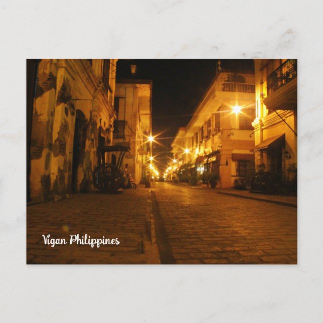 Tarjeta postal de Vigan (Anverso)