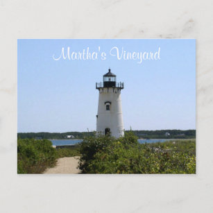 Tarjeta postal de viña Edgartown de Martha