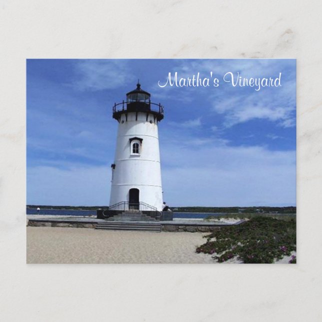 Tarjeta postal de viña Edgartown de Martha (Anverso)