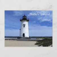 Tarjeta postal de viña Edgartown de Martha